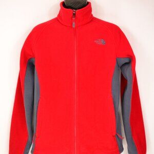 The North Face Men's Size S Red Full Zip Fleece Jacket
